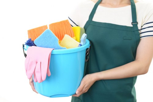Team member using safety equipment under insurance and safety procedures