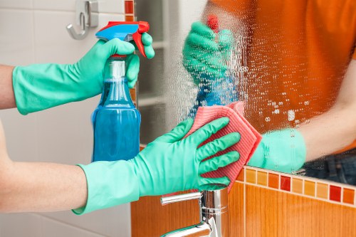 Enzyme cleaner being used for pet odour removal on upholstery