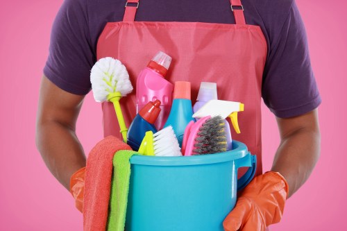 Clean carpet improving indoor air quality in a home