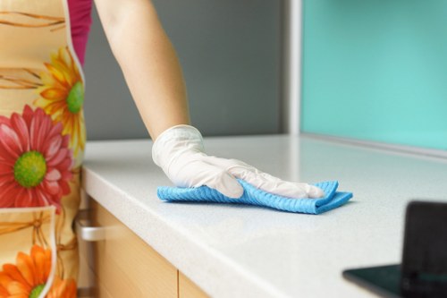 Mattress cleaning concept showing a fresh and tidy bed surface