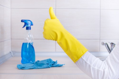 Deep cleaning equipment removing dirt from carpet fibers